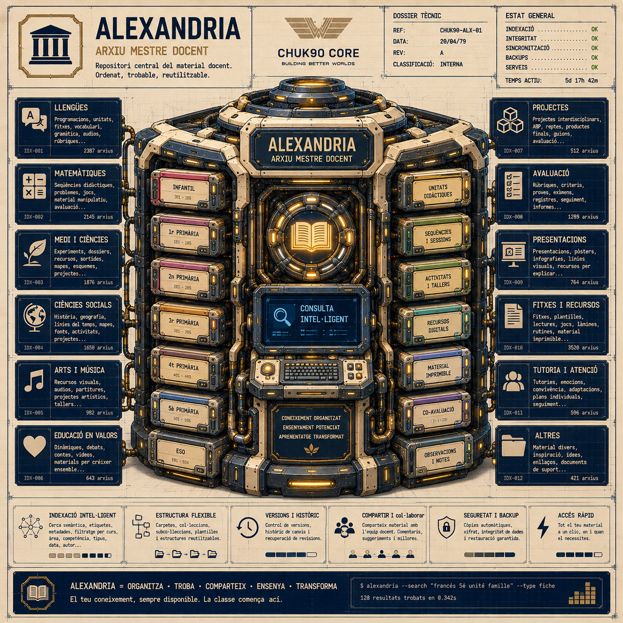 ALEXANDRIA com a arxiu docent conceptual