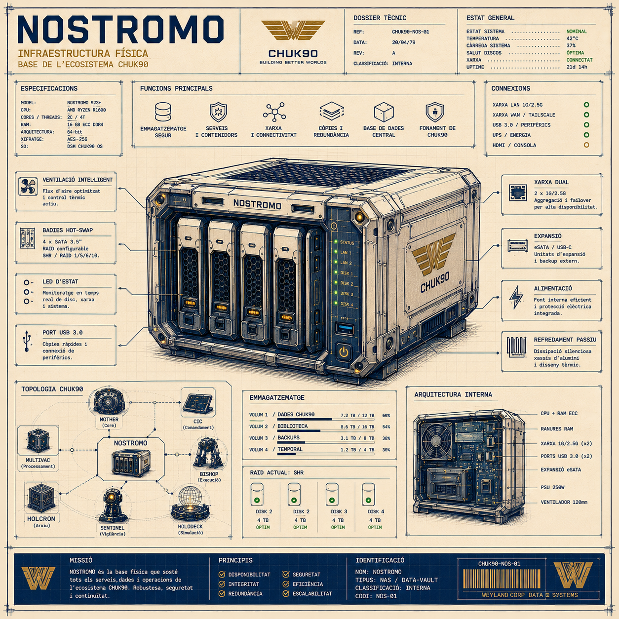 Representació conceptual de NOSTROMO